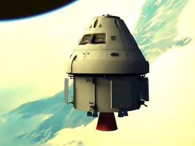 Spacecraft 3D model buy