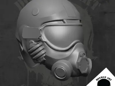 Para Viper Head for action figures 3D print model purchase