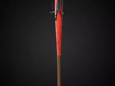 Apocalyptic Game Ready Melee 4k Textures Blend Free 3D model