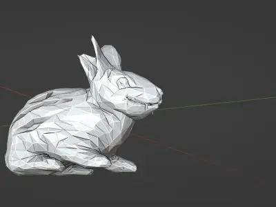 Undead Rabbit Free 3D model