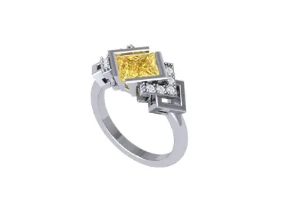 Wedding Ring  3D print model 324