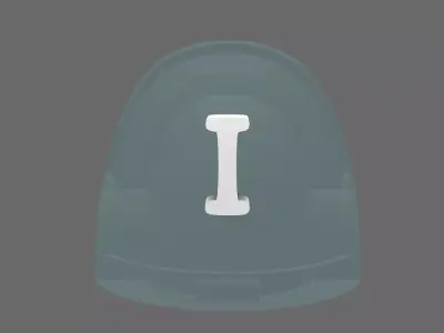 Space Knights V10R Standard Roman Numeral 01 Shoulder Symbols 3D print model