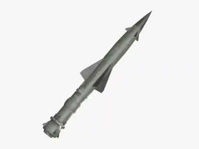 Military Rocket Free 3D model