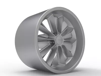 FOOSE DEUCE WHEEL 3D PRINT MODEL 3D print model