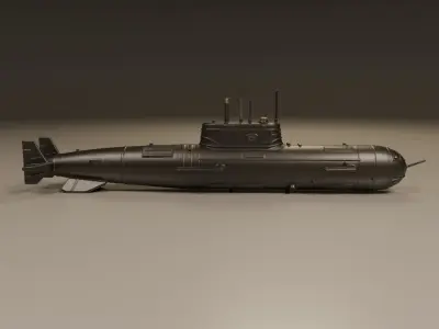 submarine 3D print model order