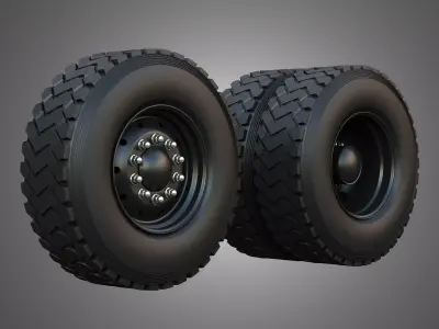 Markos Special Wheels and Tires  MSWT -1 3D model