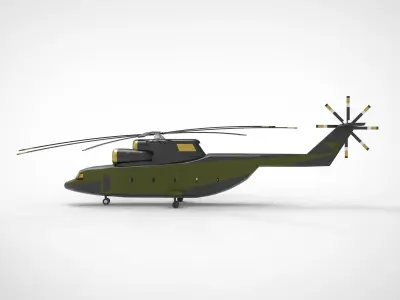 Mil Mi-26 Halo 3D model