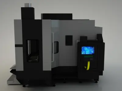 CNC Milling Machine   3D model