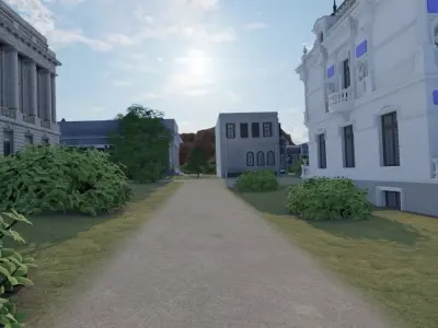 Ancient Coastal City 3D model