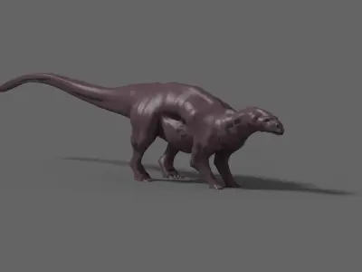 dinosaur animated Low-poly 3D model