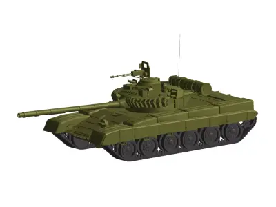 T-80 Tank 3D model