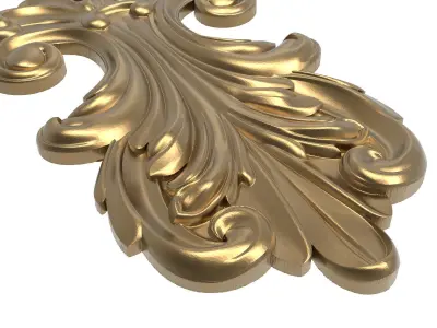 decorative pattern ready for 3D printing 3D model 61