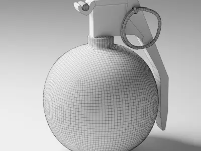 Bomb Ball Low-poly 3D model