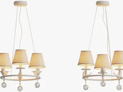 Maytoni voyage chandelier 3D model