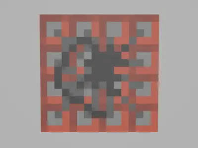 Minecraft TNT Low-poly 3D model