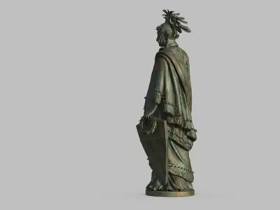 Statue of Freedom 3D model