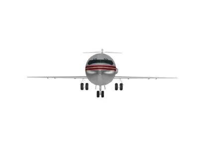 Trans world  Airlines 727 - 200 3D model