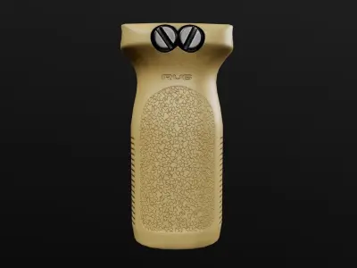 Magpul RVG Rail Vertical Grip Low-poly 3D model