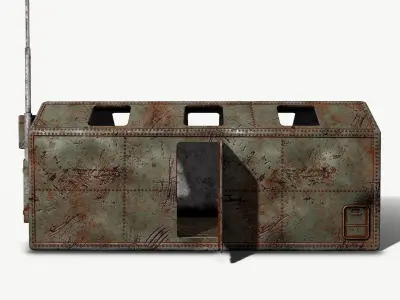 Military Kung Low-poly 3D model