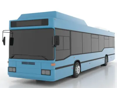 Mercedes-Benz O405NU CNG Low Low-poly 3D model
