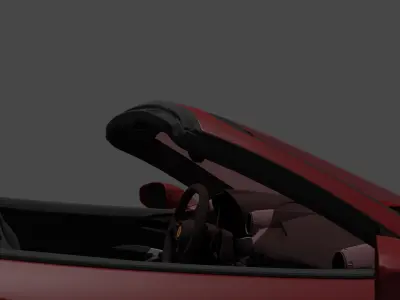 Ferrari F8 Free low-poly 3D model