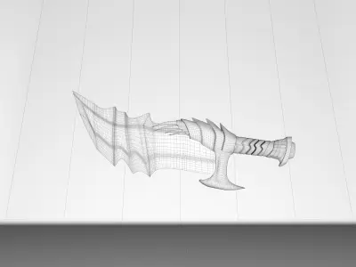 The king blades 3D model