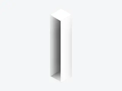 Kinda Locker - Resin - Locka - Single Tier Low-poly 3D model