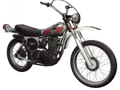 Yamaha XT 500 3D model
