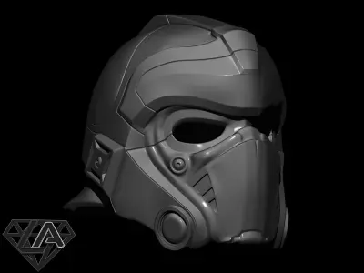 gears of war clayton carmine custom helmet  3D print model