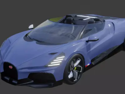 Bugatti Mistral 3D model