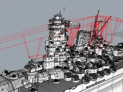 superstructure details Free 3D print model