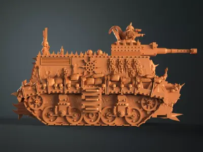 Traitor light tank 3D print model