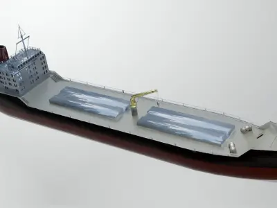 Cargo Ship Low-poly 3D model by 3dlowpoly