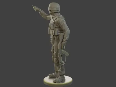 CzechSlovak Police Tactical Unit CPTU1 006 3D print model