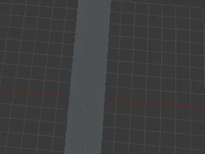 Onehanded sword Free low-poly 3D model