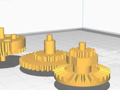 AIRSOFT GEARS FULL SET 3D print model