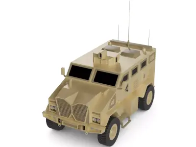 Military MRAP 3D model