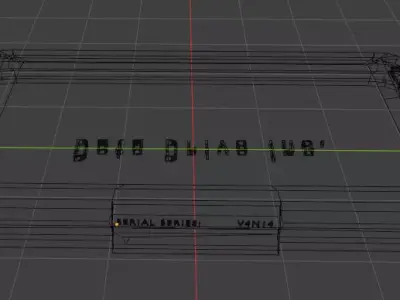 DataDrive Futuristic 3D model