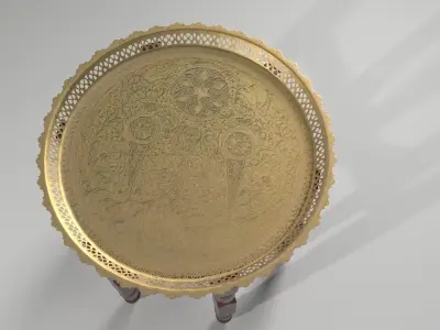 Moroccan Coffee Table 3D model