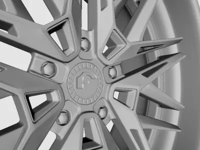 Forgiato  wheel Tecnica 3 14 3D model