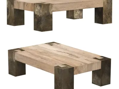 Almeria Coffee Table 3D model
