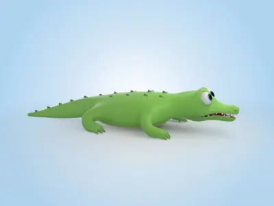 Crocodile 3D model
