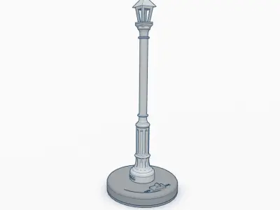 LED Street Lamp Light Stand 3D print model purchase
