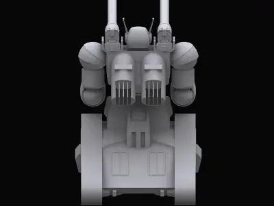 Gundam EF RX75 Guntank model 3D model