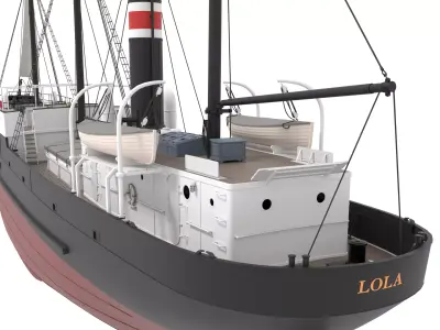 Steam Coaster 3D model