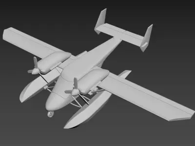 Accord-201 Discovery-201 airplane 3D print model