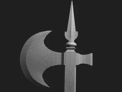Halbert - Game Ready 3D model - low poly Low-poly 3D model