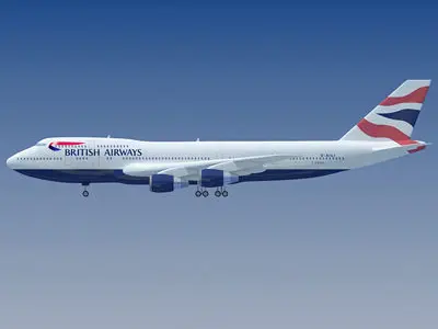 6 Textures for Boeing 3D model