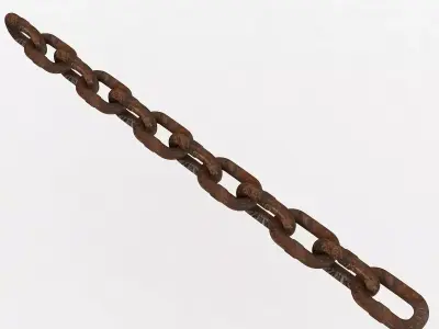 old chain 3D model