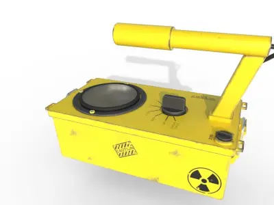 Geiger Counter Radiation Detector  3D model